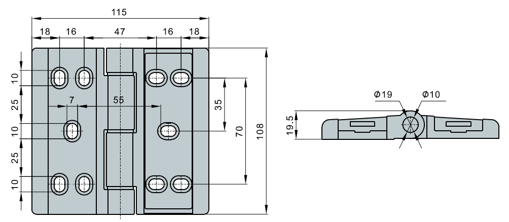 industrial oven door hinges