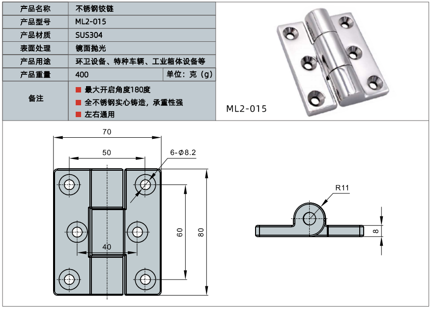 Heavy Duty Hinges for Industrial Ovens