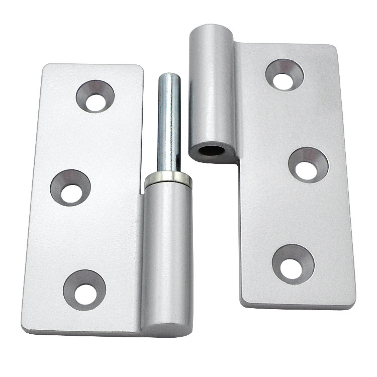 Removable hinges made of zinc alloy