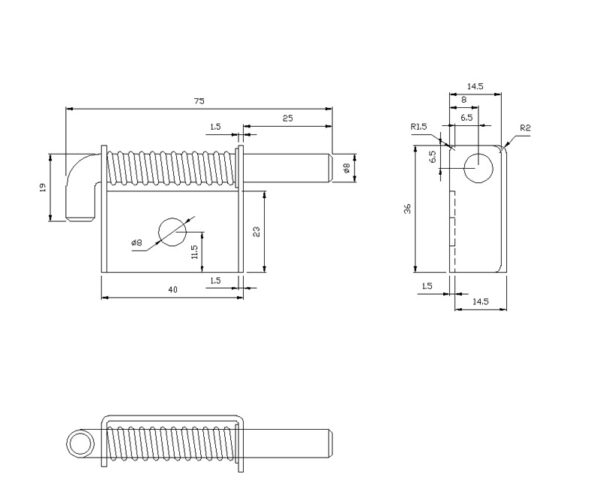 Concealed Hinges ML2-0011 - Image 2