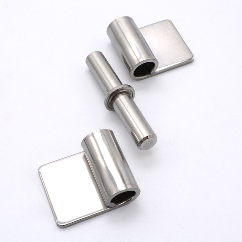 Detachable hinges for sheet metal shells