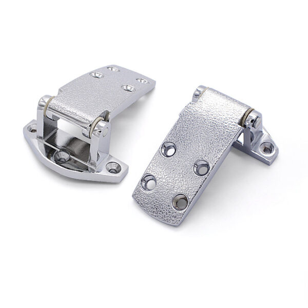 Zinc alloy freezer hinges