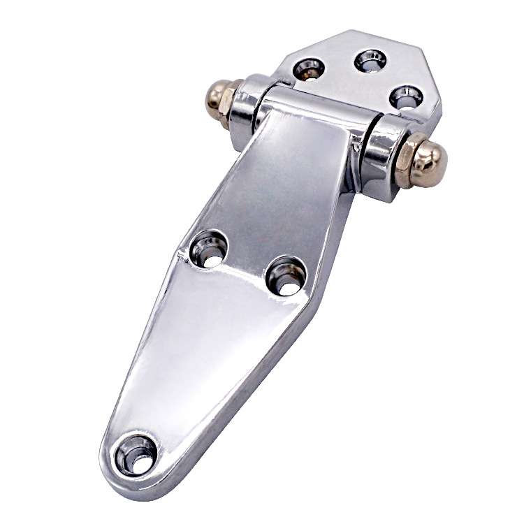 Refrigeration door hinges