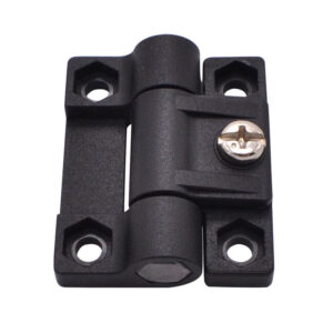 Adjustable damping hinges made of black nylon