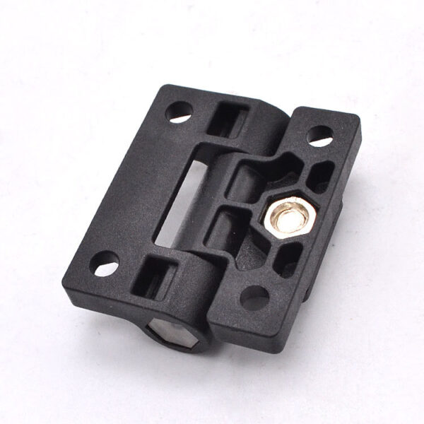 Adjustable damping hinges made of black nylon