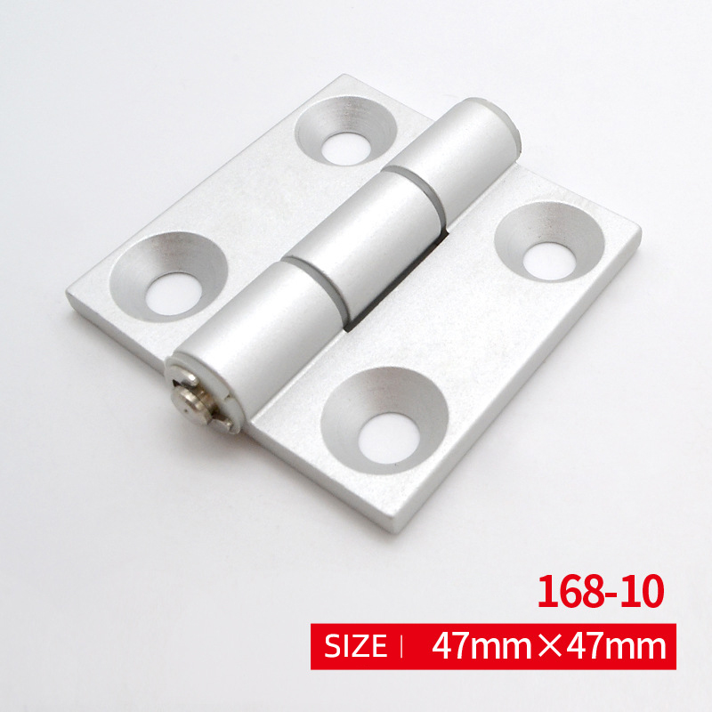 Aluminum butt hinges in various materials