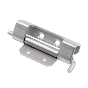 Concealed hinges for packaging machines