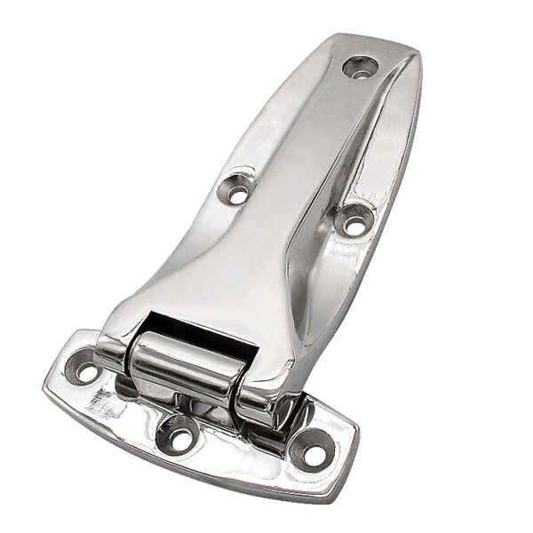 Heavy-duty security hinges for stainless steel boxes