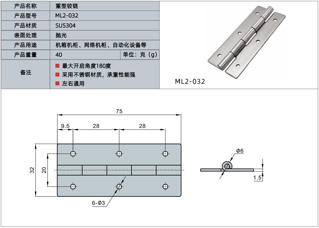 Long butt hinges for sheet metal cases