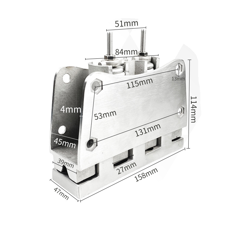 Walk-in freezer hinges for cold storage rooms