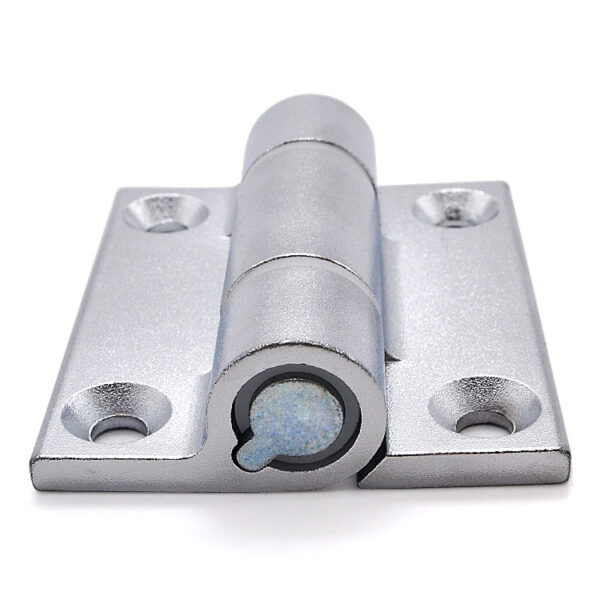 Wear-resistant zinc alloy damping hinges with added nylon spacer