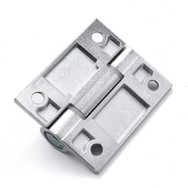 Wear-resistant zinc alloy damping hinges with added nylon spacer