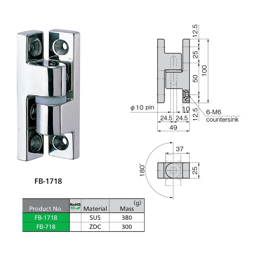 Corner Slide Hinge For Small Cases