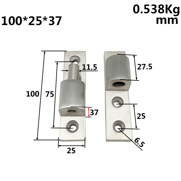 Heavy Duty Removable Pin Hinges For Industrial Ovens