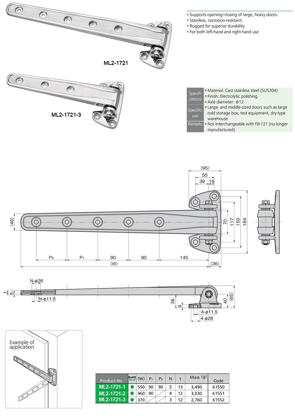 High Strength Hinges In Brass