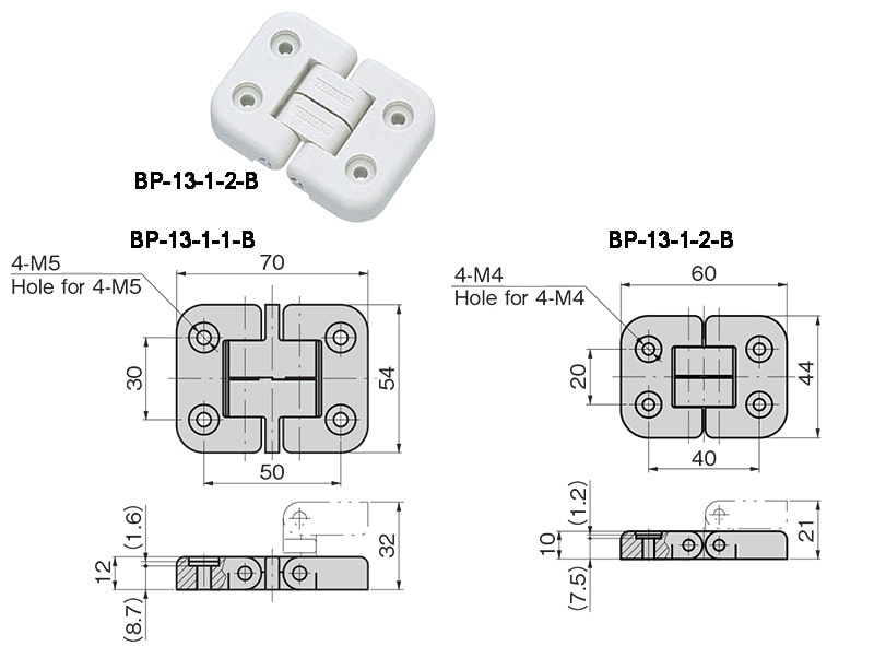 Marine Hinges Made Of Polyamide