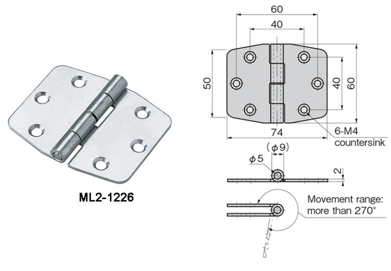 Marine hinges with corrosion resistance IHINGES