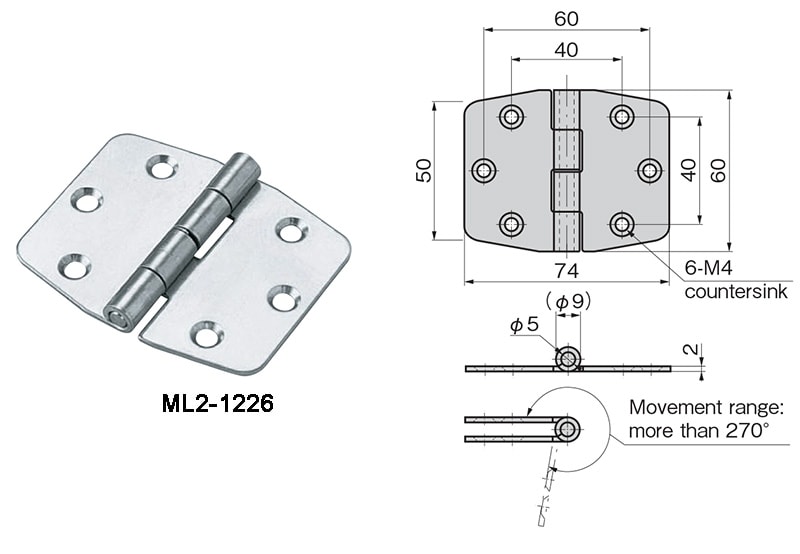 Marine Hinges With Corrosion Resistance
