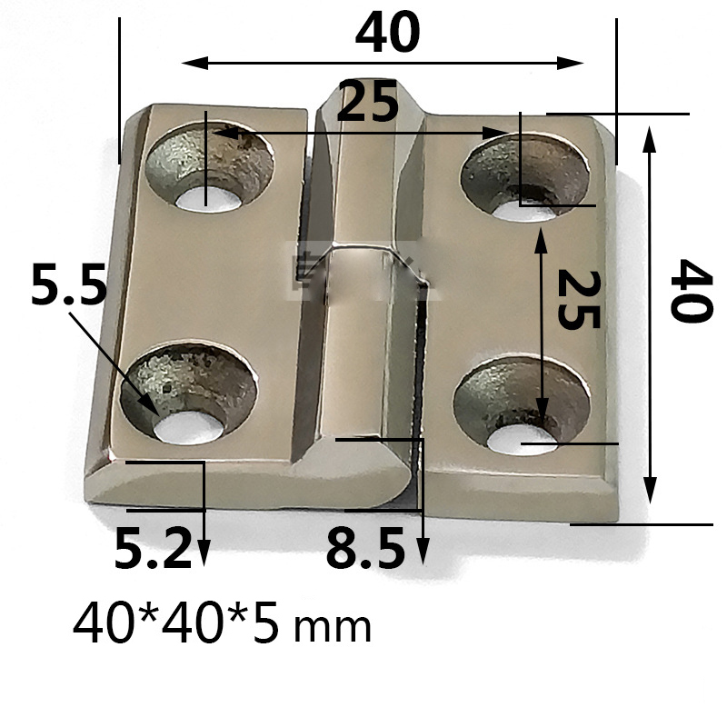 Removable Stainless Steel Butt Hinges Are Available In Three Sizes