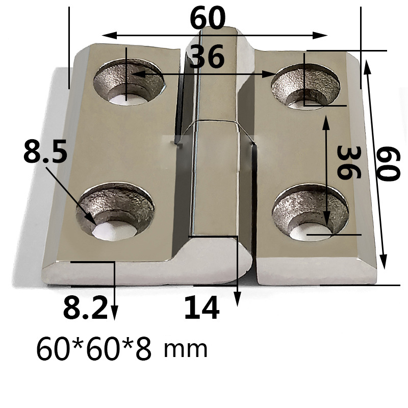 Removable Stainless Steel Butt Hinges Are Available In Three Sizes