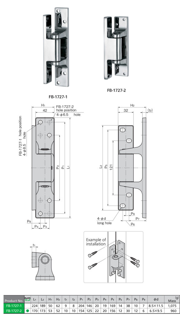 Stainless Steel Corner Hinges