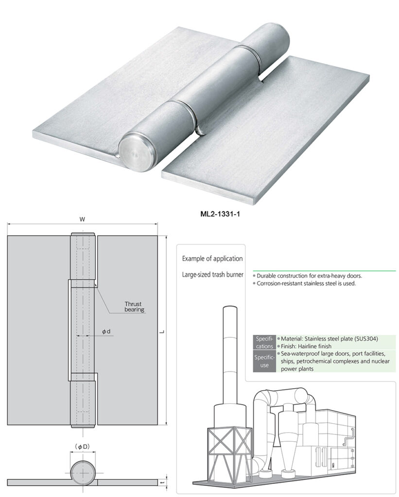 Weld-On Hinges by IHINGES