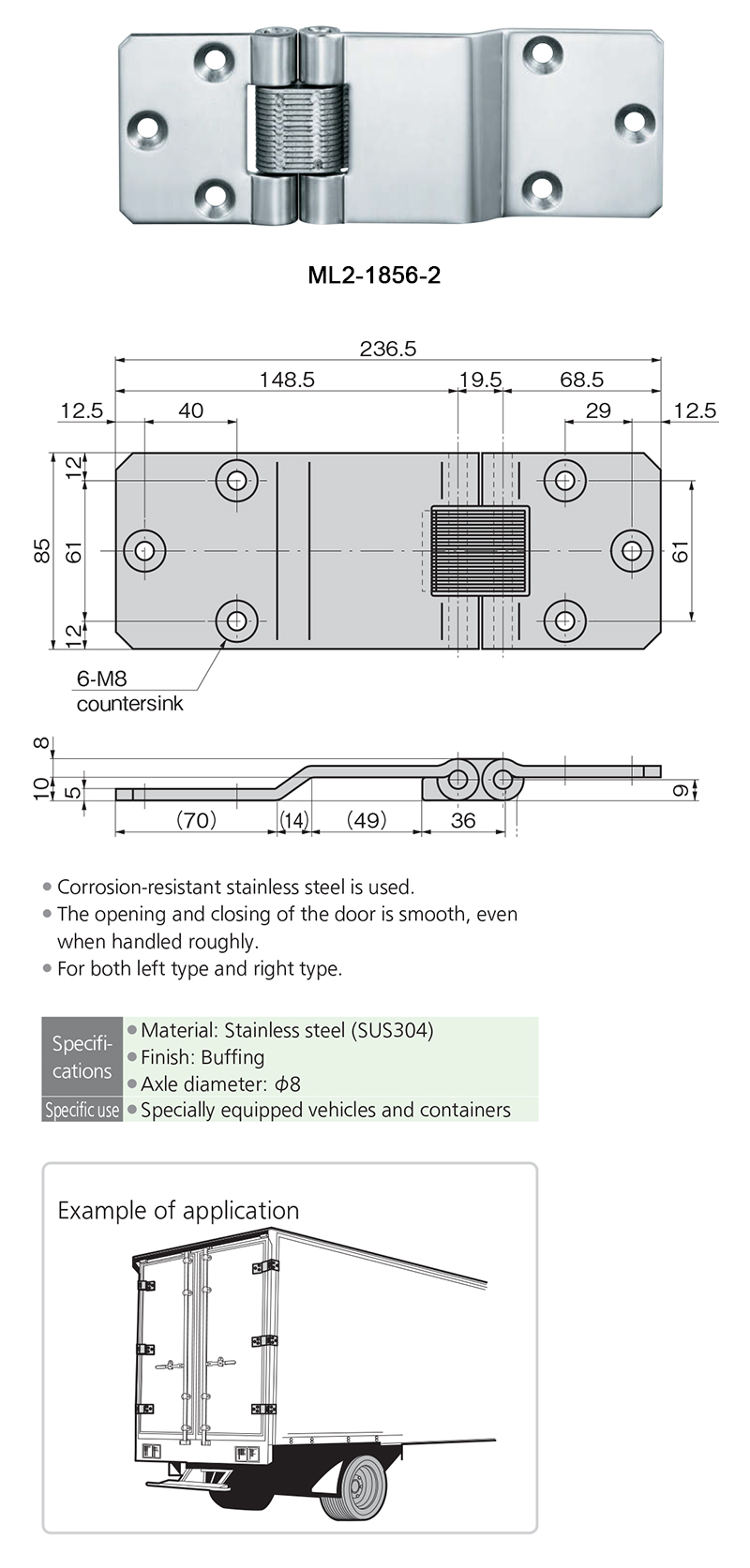 Butt Hinges For Outdoor Use