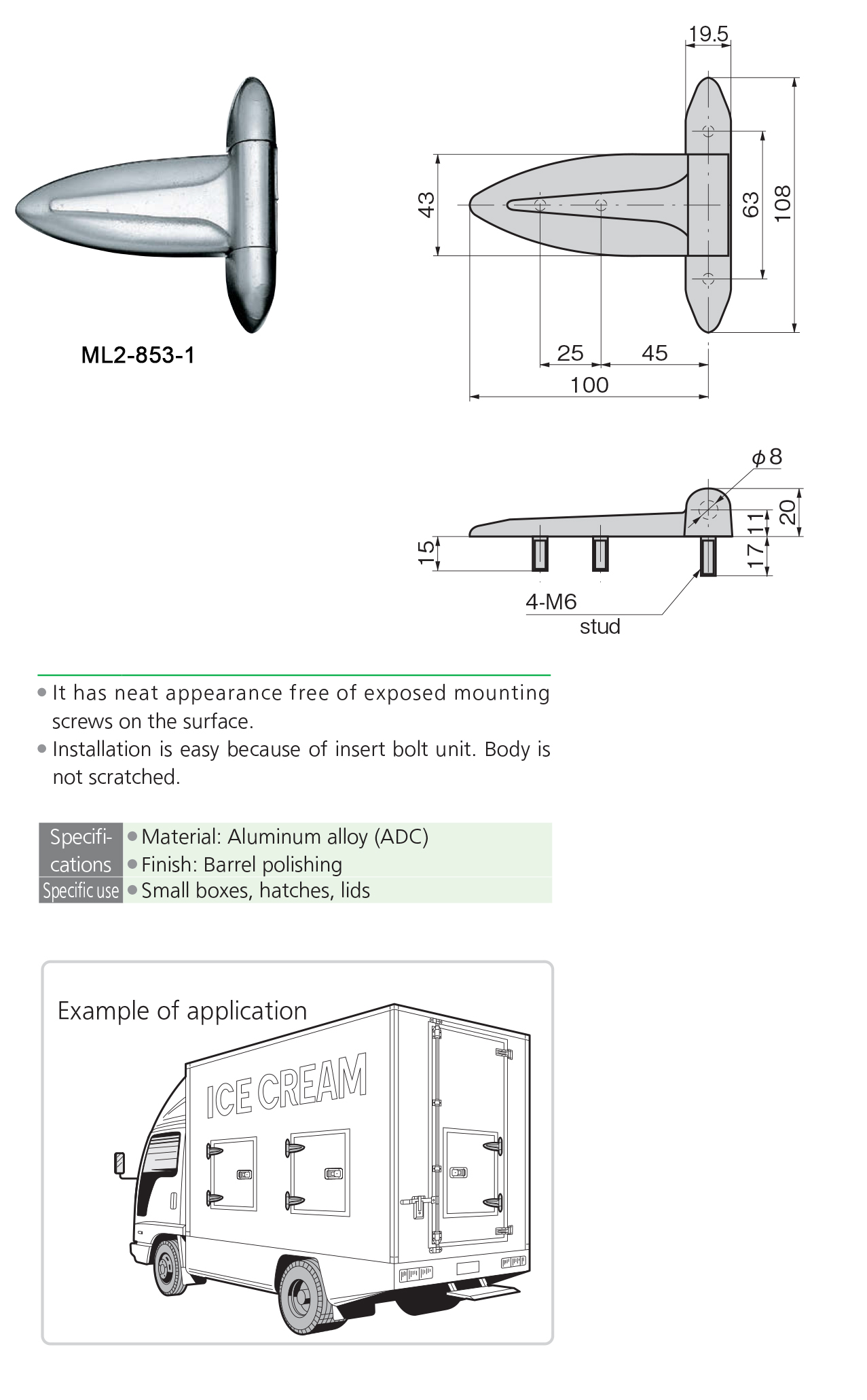 Small Door Hinges For Vehicles