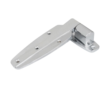 Lift-off convex door hinge in stainless steel