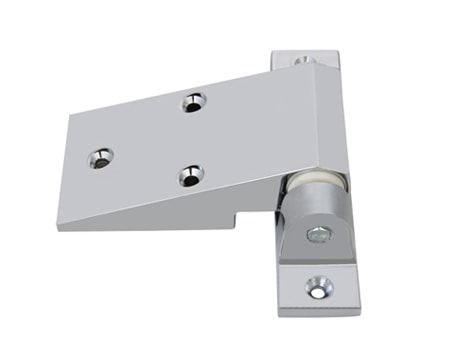 Elevated commercial freezer hinges