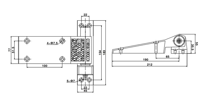 Flat-Mounted Cooler Hinges