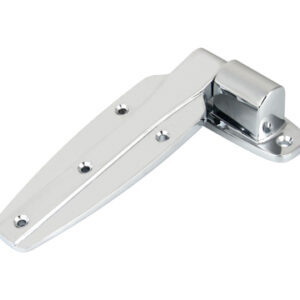 Freezer door hinges for cold storage rooms