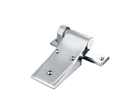 Liftable flat-mounted cold storage hinges