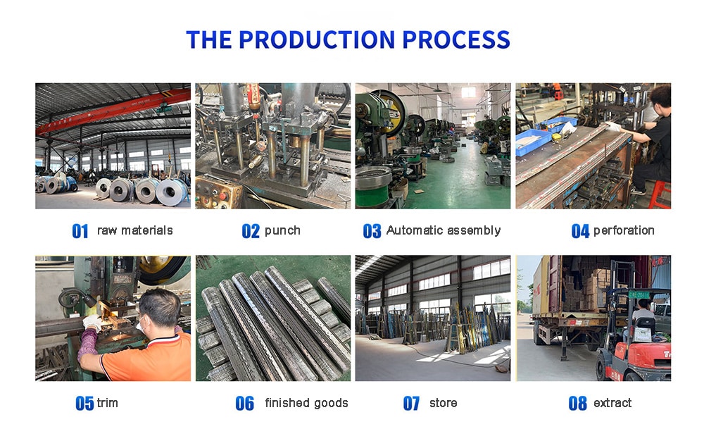production process of piano hinges