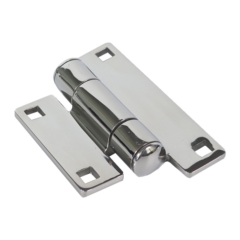 Marine hinges with square mounting holes