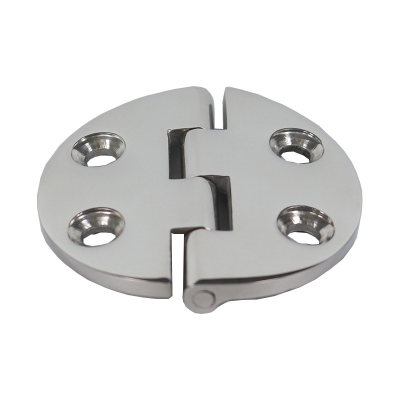 Round marine hinges