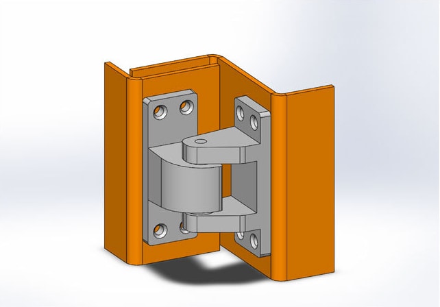 machine door hinges