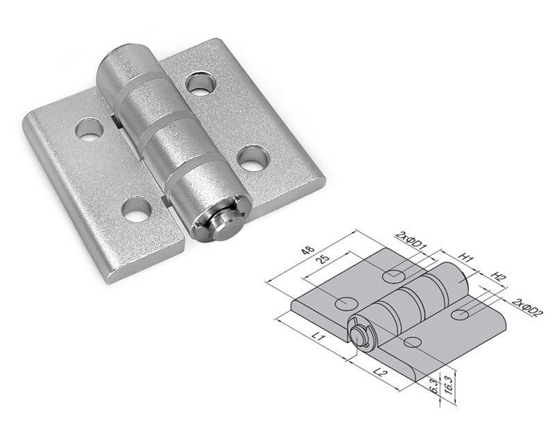 aluminium hinges