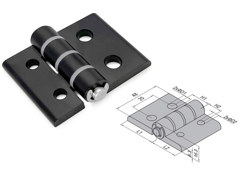 aluminium hinges