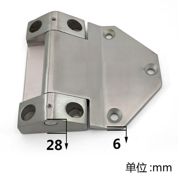 Heavy Duty Industrial Hinge made from 304 Stainless Steel Casting ML2-JL301 - Image 3
