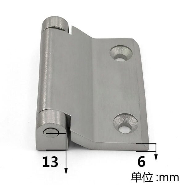 Asymmetrical Heavy Duty Hinge 304 Stainless Steel | Industrial Enclosure Hinge with Custom Options ML2-303