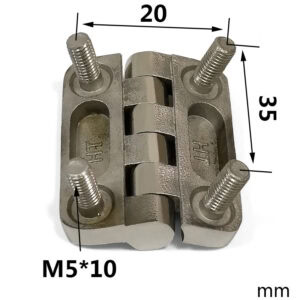 304 Stainless Steel Hinge 54x40mm with M6 Studs ML2-JL205