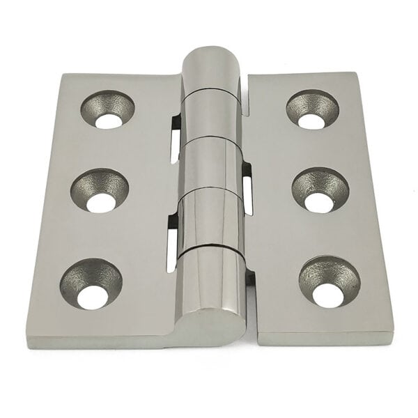 75×75mm 304 Stainless Steel Industrial Hinge ML2-JL105 | Heavy Duty Brushed Finish, Flush Mount Design - Image 2