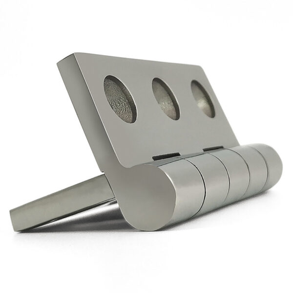 75×75mm 304 Stainless Steel Industrial Hinge ML2-JL105 | Heavy Duty Brushed Finish, Flush Mount Design - Image 3